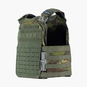 Premier Body Armor Core Plate Carrier with Level IIIA Cummerbund Ballistic Soft Armor Plate (Hard Plates Sold Separate) Multicam Tropic